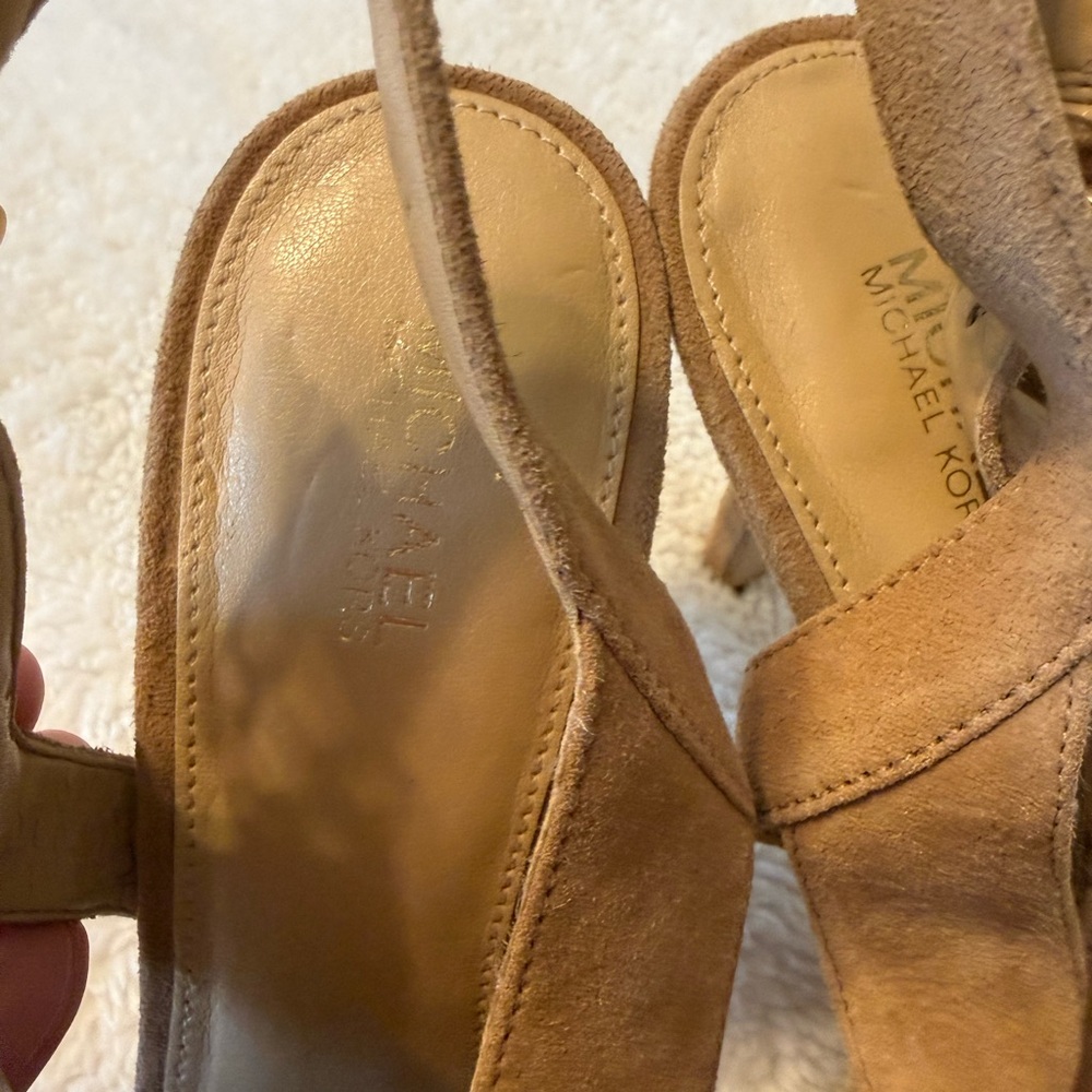 Michael Kors Tan Women's Heels - Picture 3 of 6